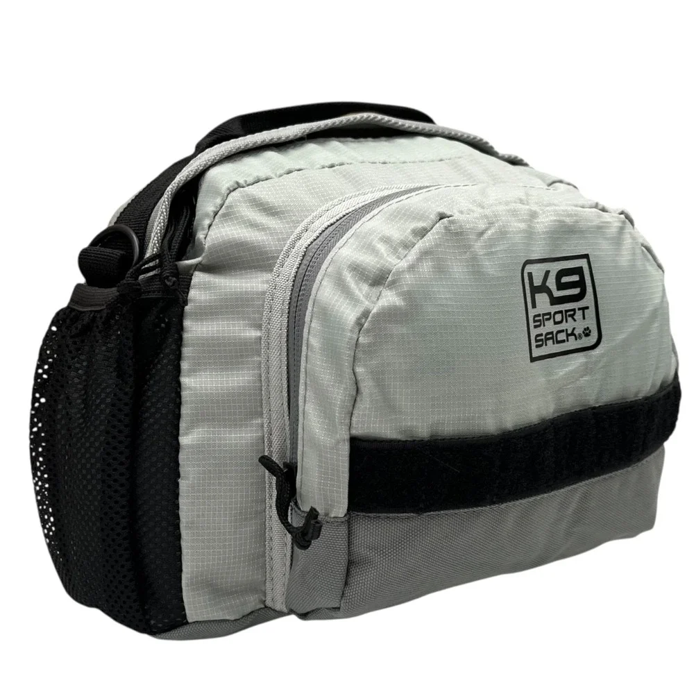 K9 Sport Sack Kompanion Shoulder Hip Dog Walking Supply Pack Glacier Gray Black